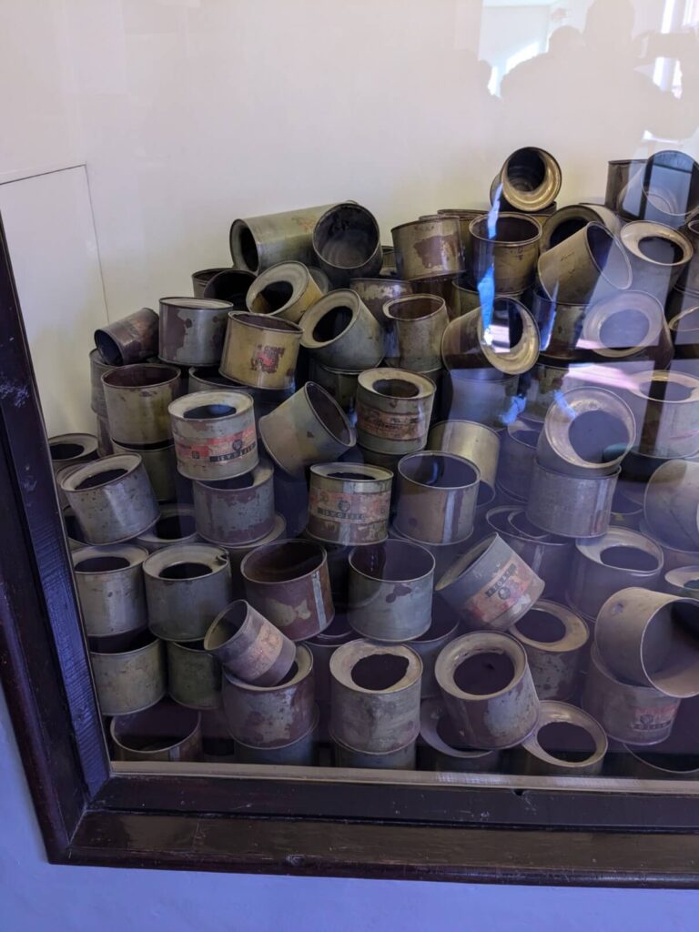 Auschwitz Zyklon B cannisters